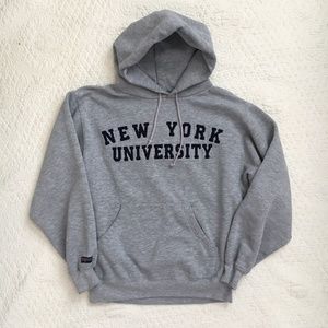 Jansport Gray New York University Hoodie